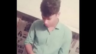 Handsome Indian boy jerk