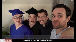 Hot Step sons Marco Bianchi and Harvey Sid Celebrate Graduation With Cum