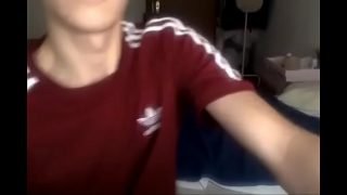 hot teen boy shows his tight asshole and his cock