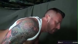 Mlitary Gay Couple Anal Fucking