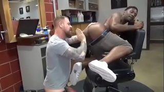 the barbers big dick in tight black ass xxx